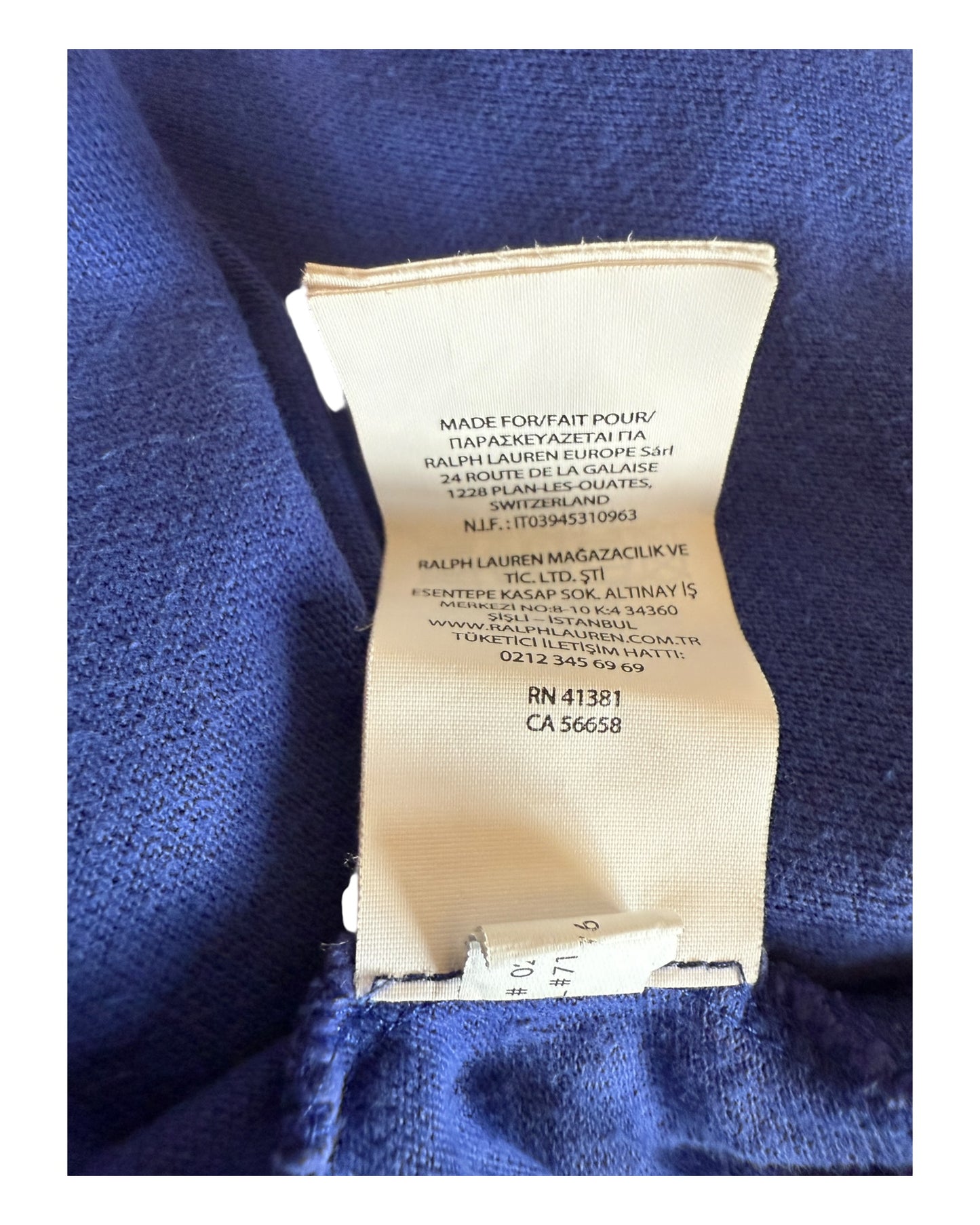 Polo Ralph Lauren Poloshirt blau Größe L