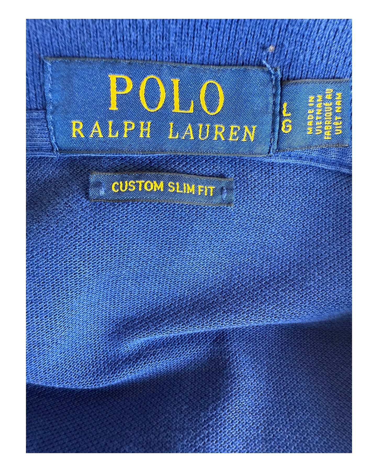 Polo Ralph Lauren Poloshirt marineblau Größe L