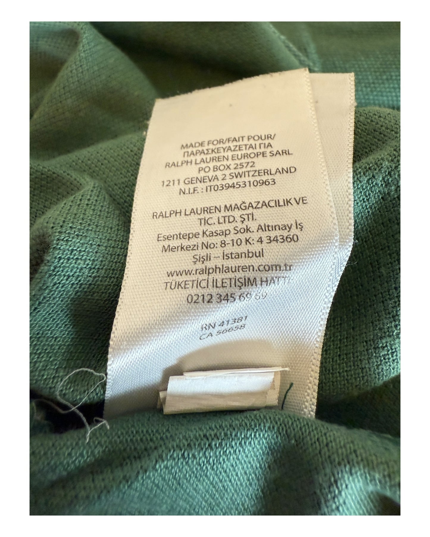 Polo Ralph Lauren Poloshirt grün Größe L