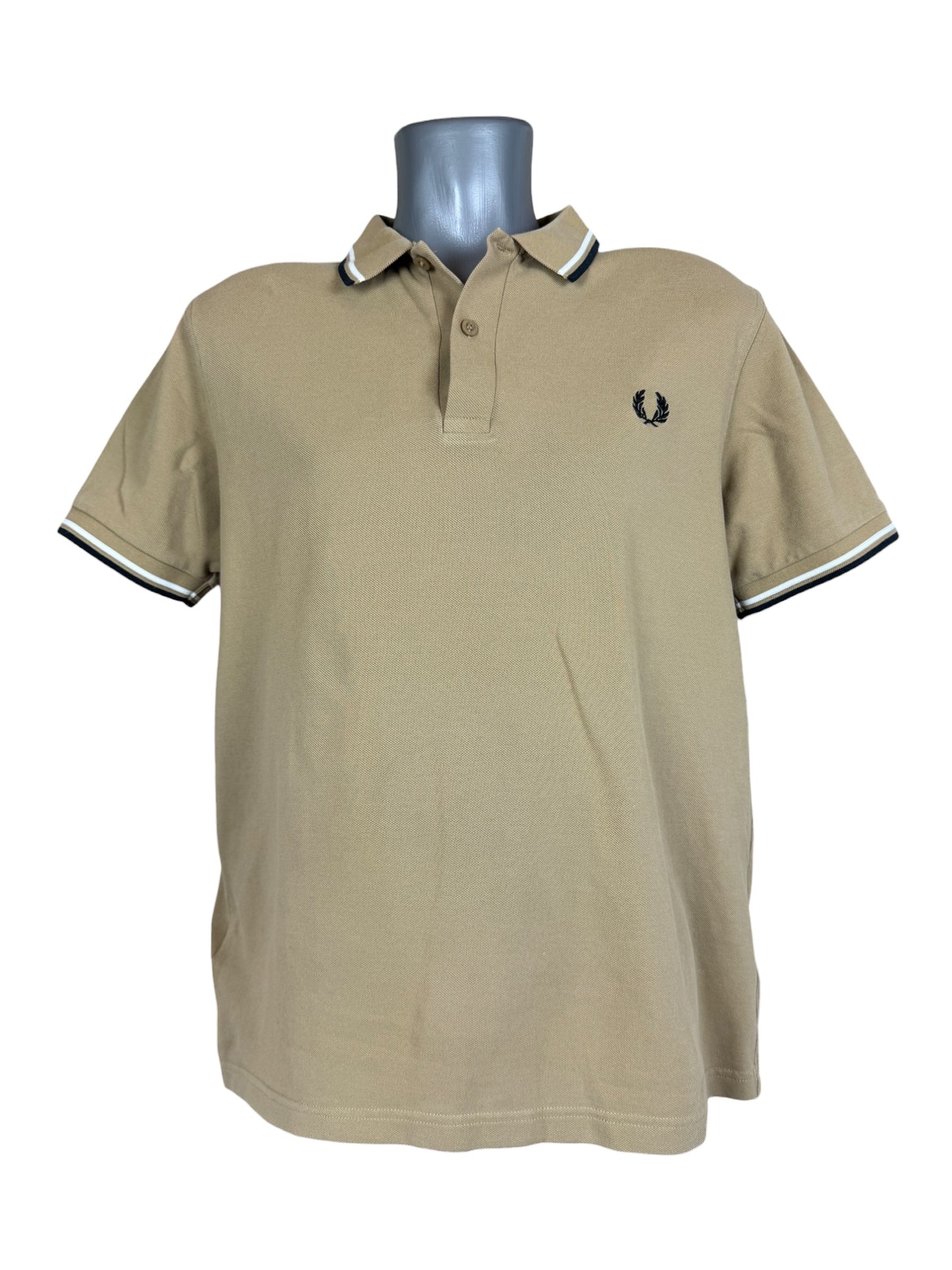 Fred Perry Poloshirt beige Größe M