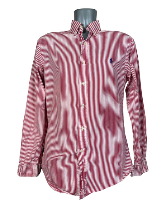 Polo Ralph Lauren Hemd rot weiß gestreift Größe M