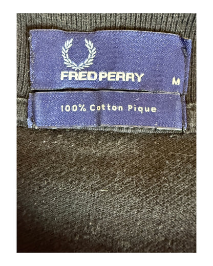 Fred Perry Poloshirt schwarz Größe M