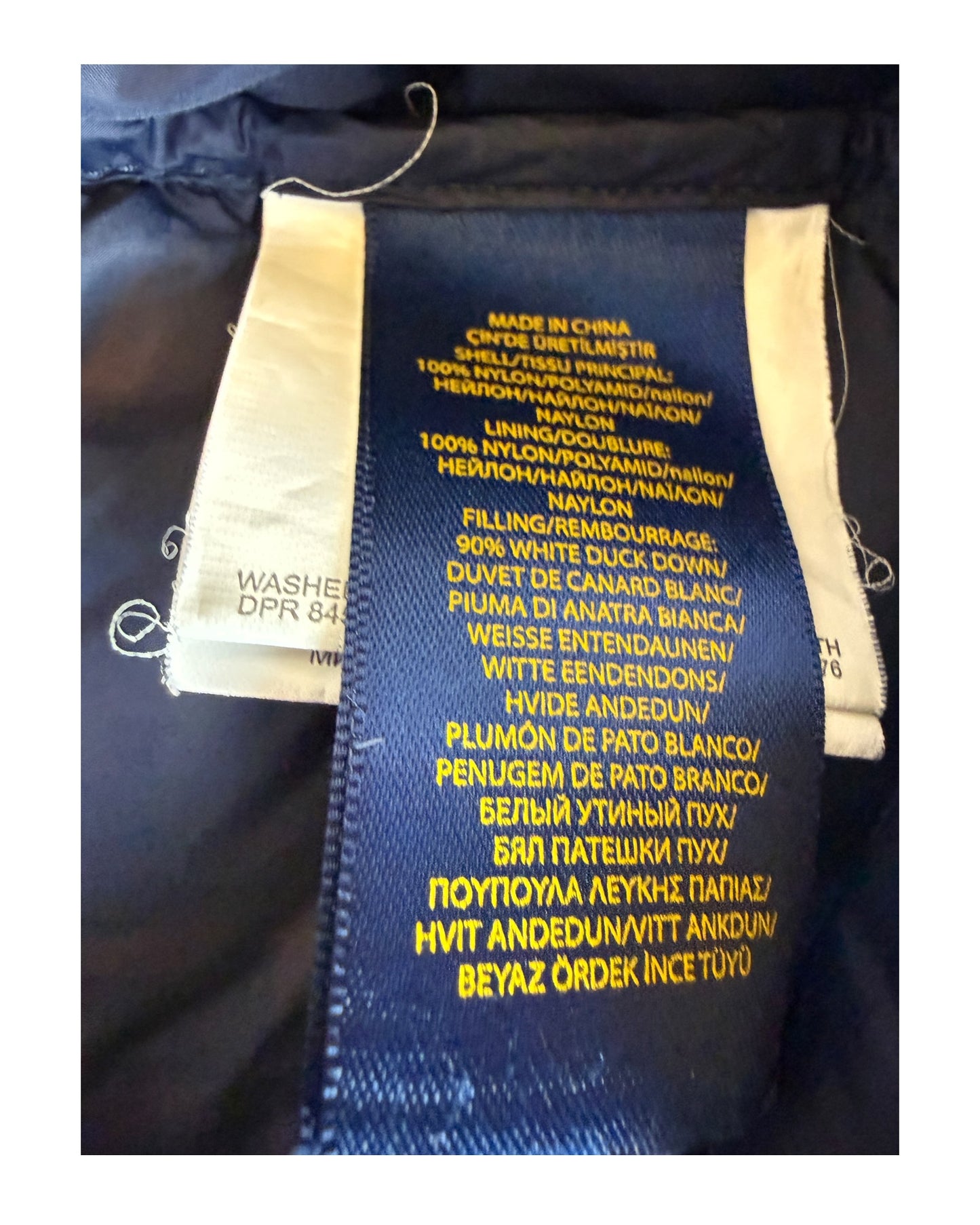 Polo Ralph Lauren Daunenweste marineblau Größe L