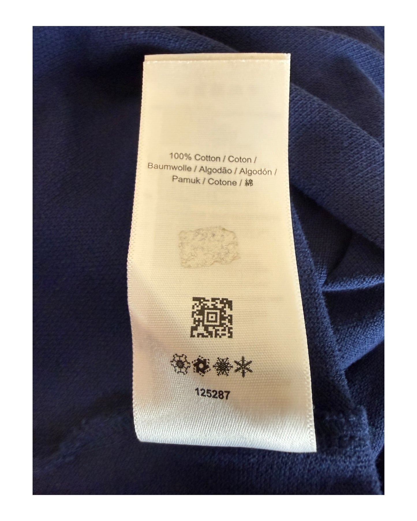 Fred Perry Poloshirt blau Größe M