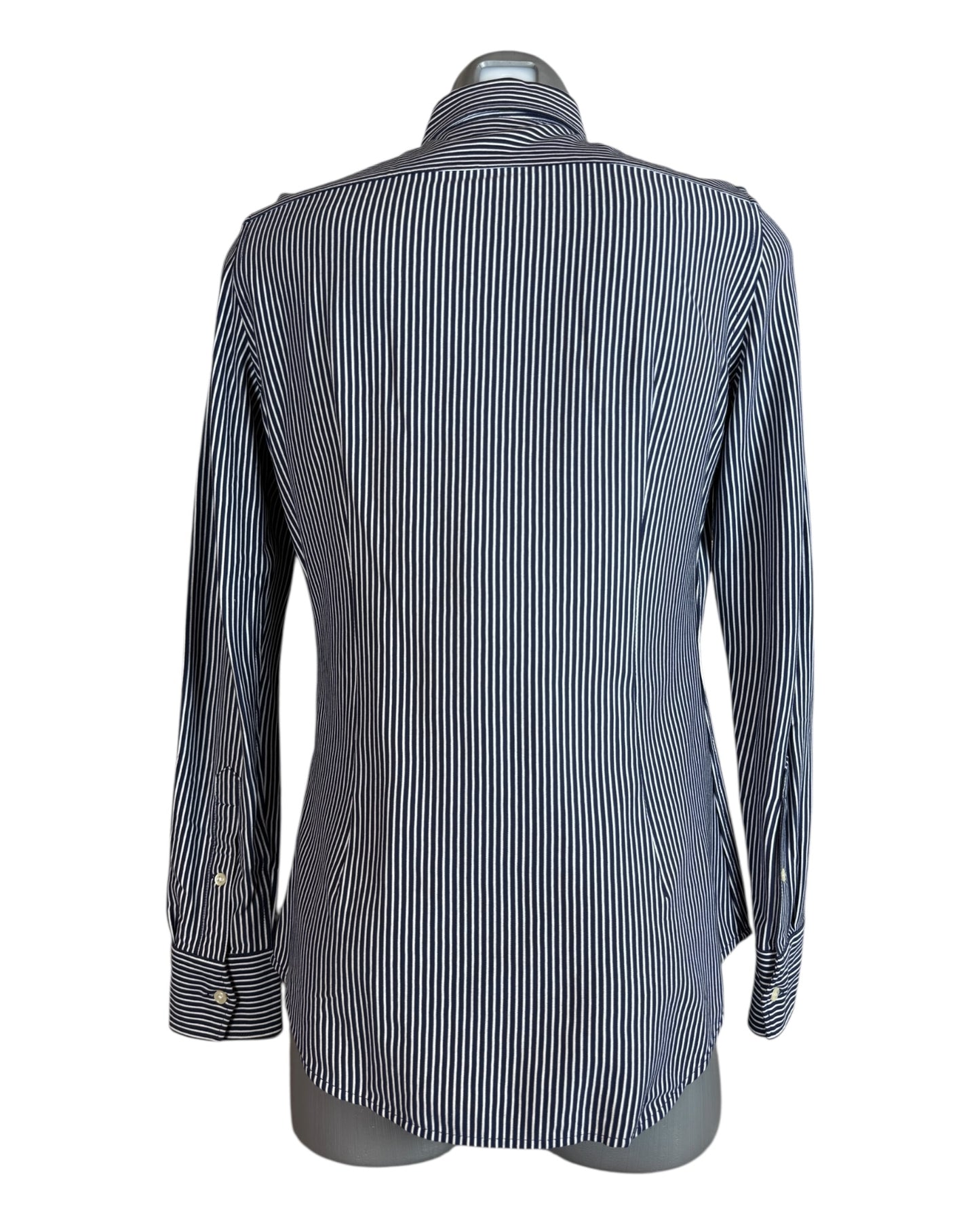 Polo Ralph Lauren Bluse schwarz weiß gestreift Größe M