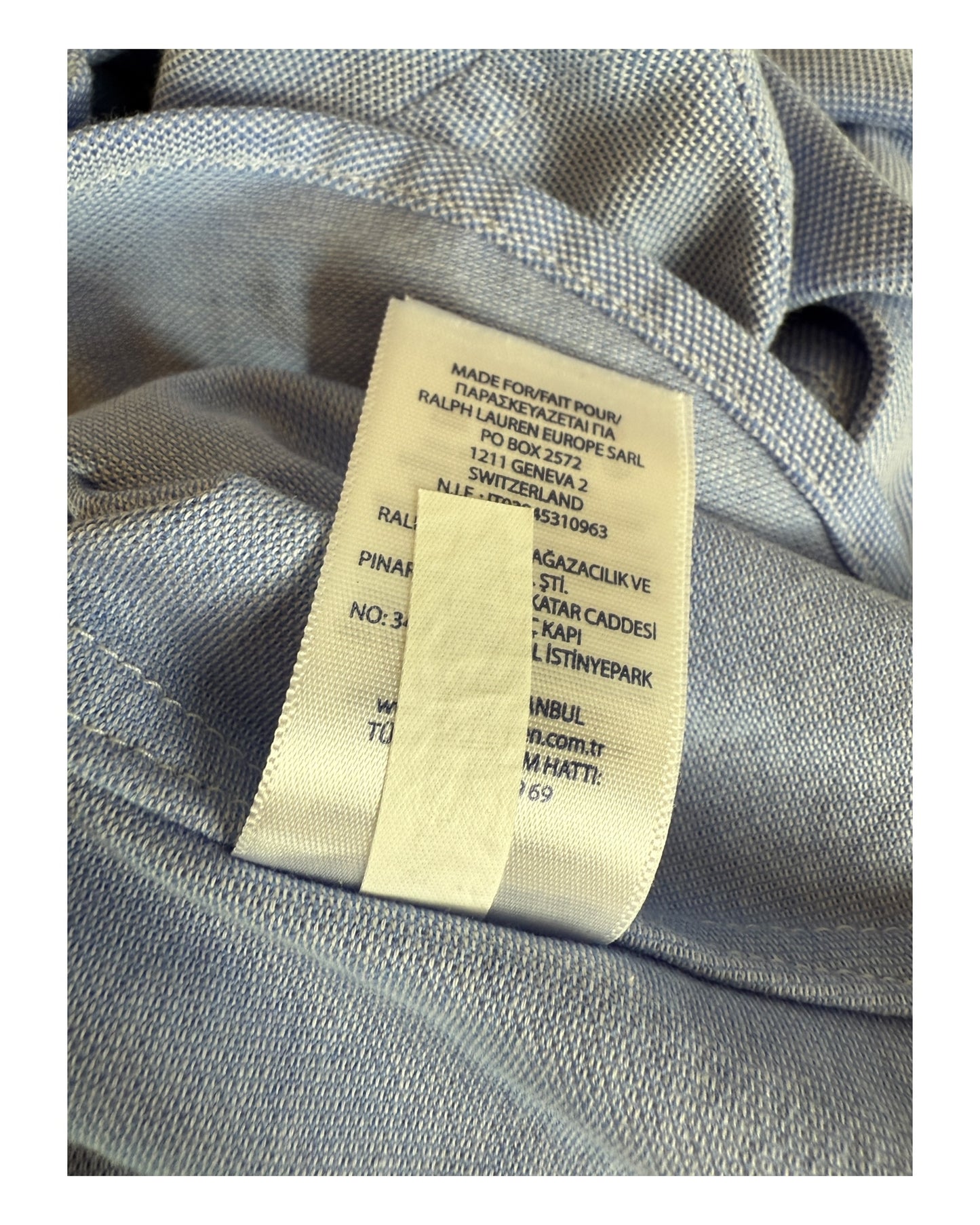 Polo Ralph Lauren Bluse hellblau Größe M