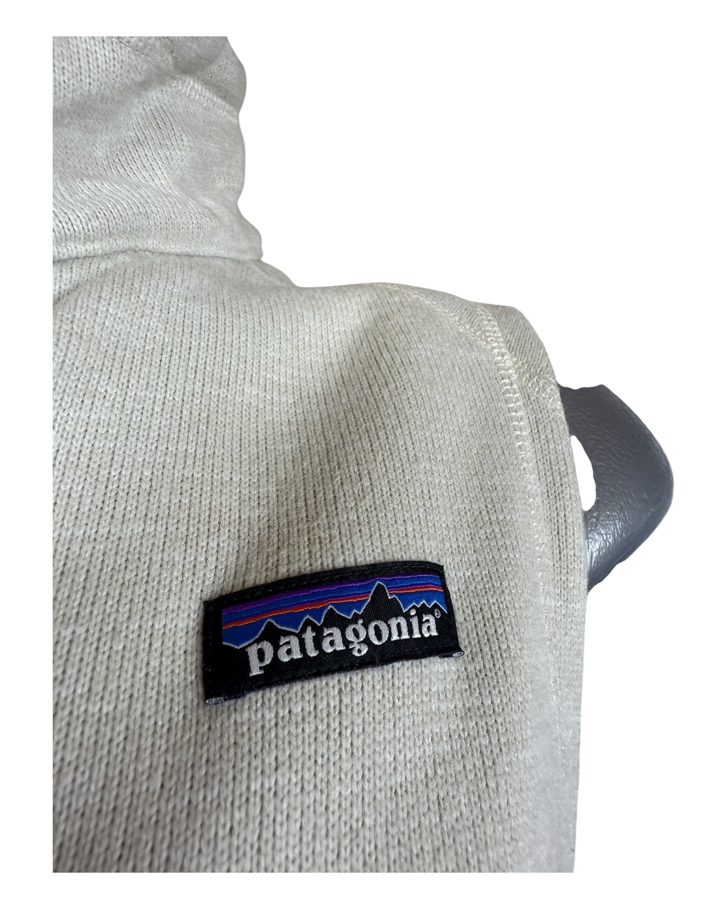 Patagonia Fleece Weste creme Größe M