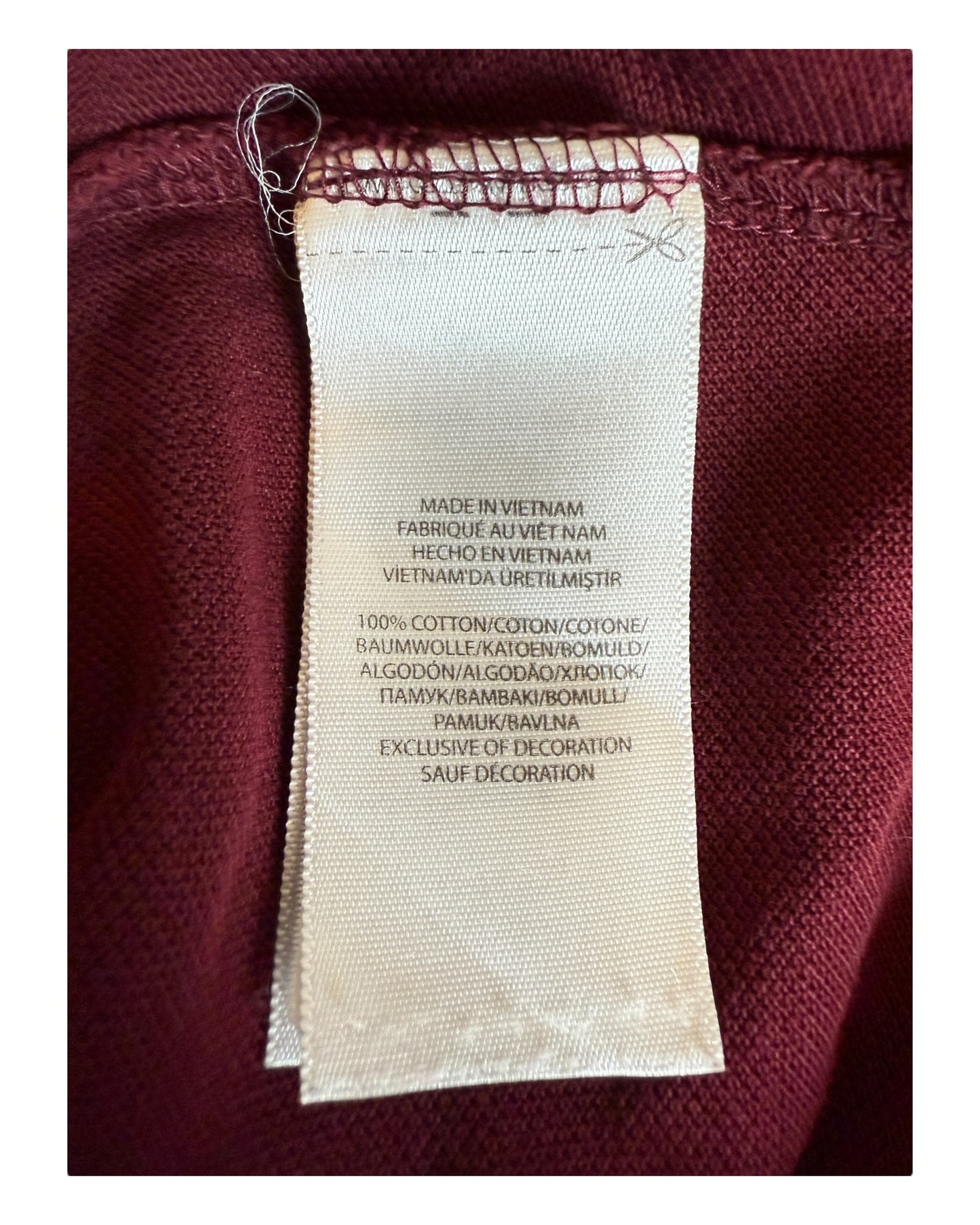 Polo Ralph Lauren Poloshirt bordeauxrot Größe L