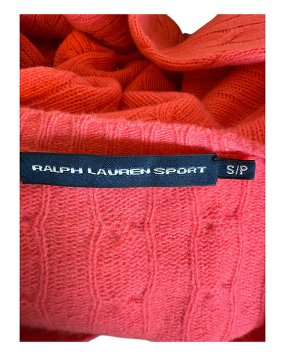 Polo Ralph Lauren Zopfmuster Pullover rosa Größe S