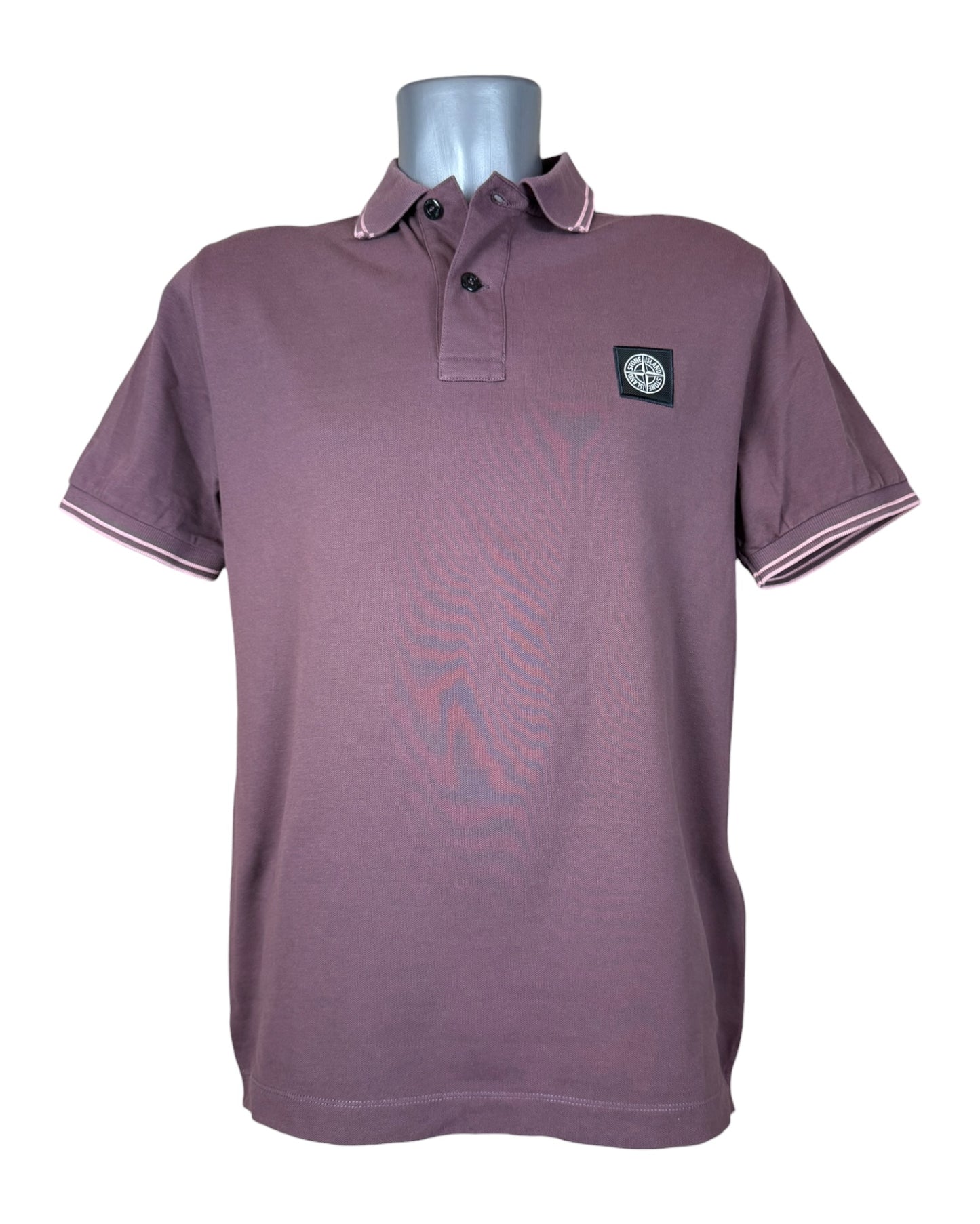 Stone Island Poloshirt bordeauxrot Größe M