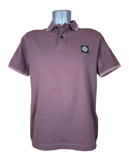 Stone Island Poloshirt bordeauxrot Größe M