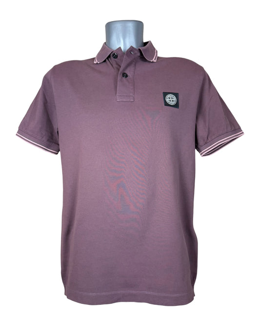 Stone Island Poloshirt bordeauxrot Größe M