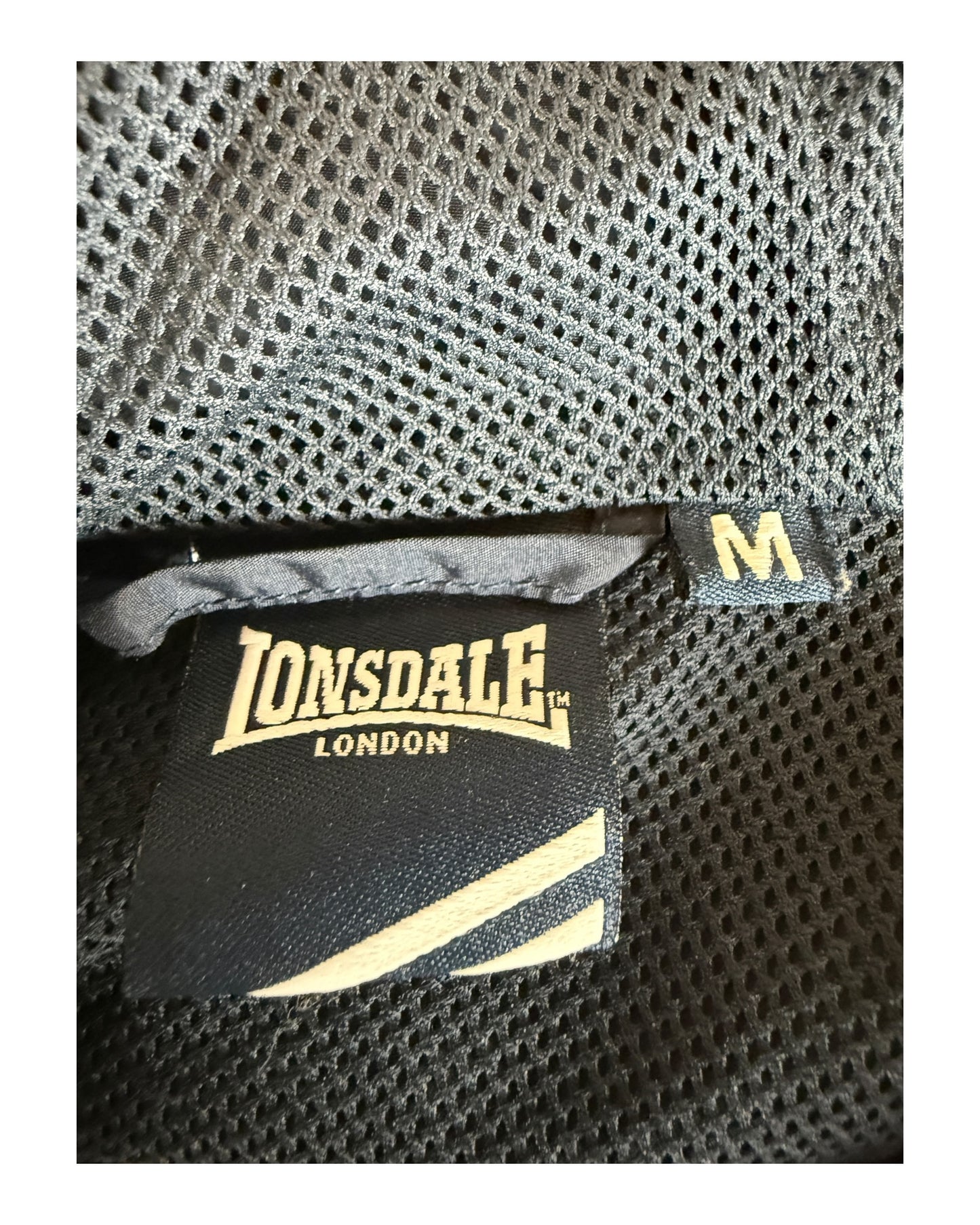 Lonsdale Windbreaker marineblau Größe M
