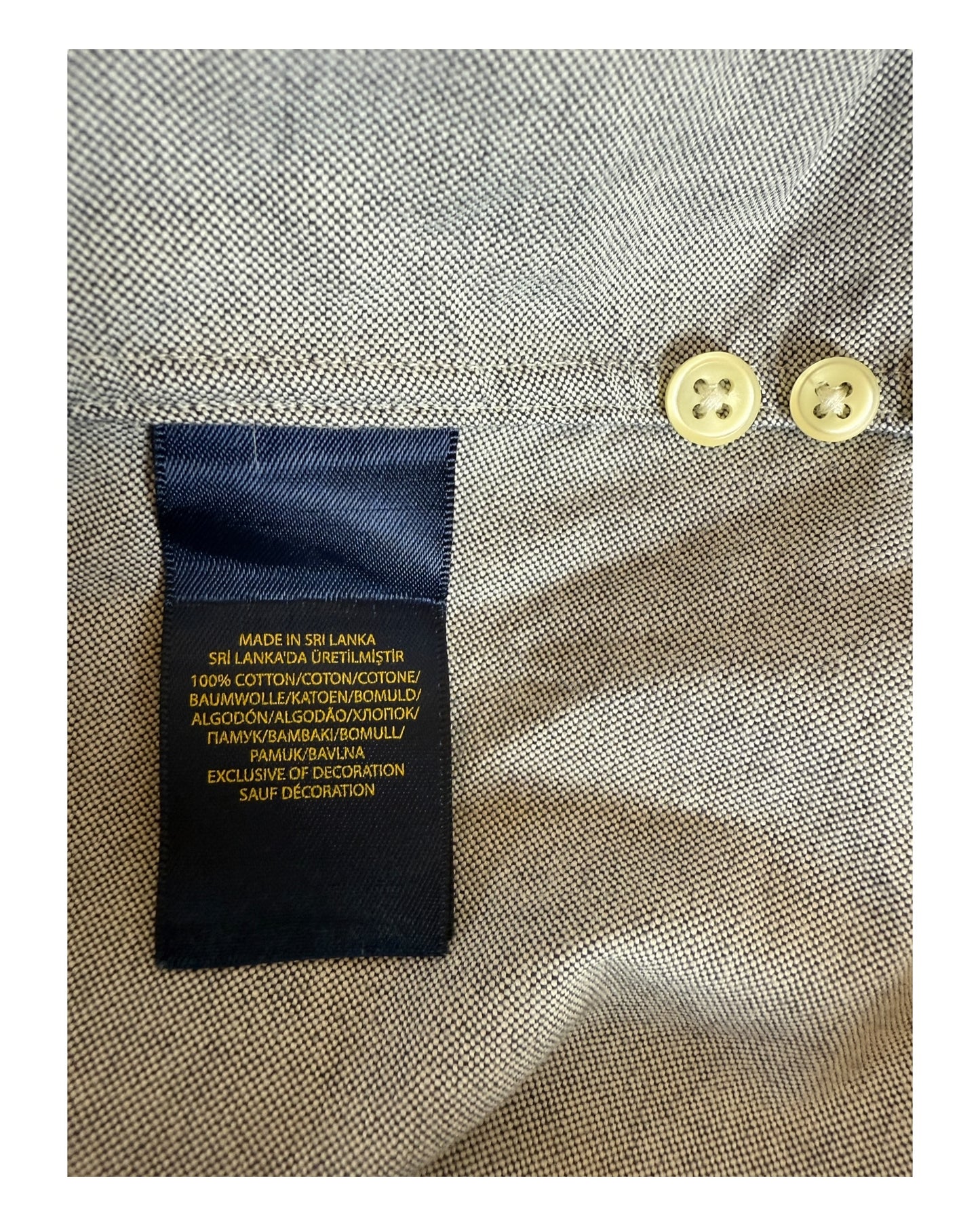 Polo Ralph Lauren Bluse grau Größe S