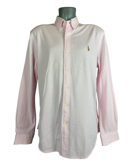 Polo Ralph Lauren Knit Oxfordhemd rosa Größe L