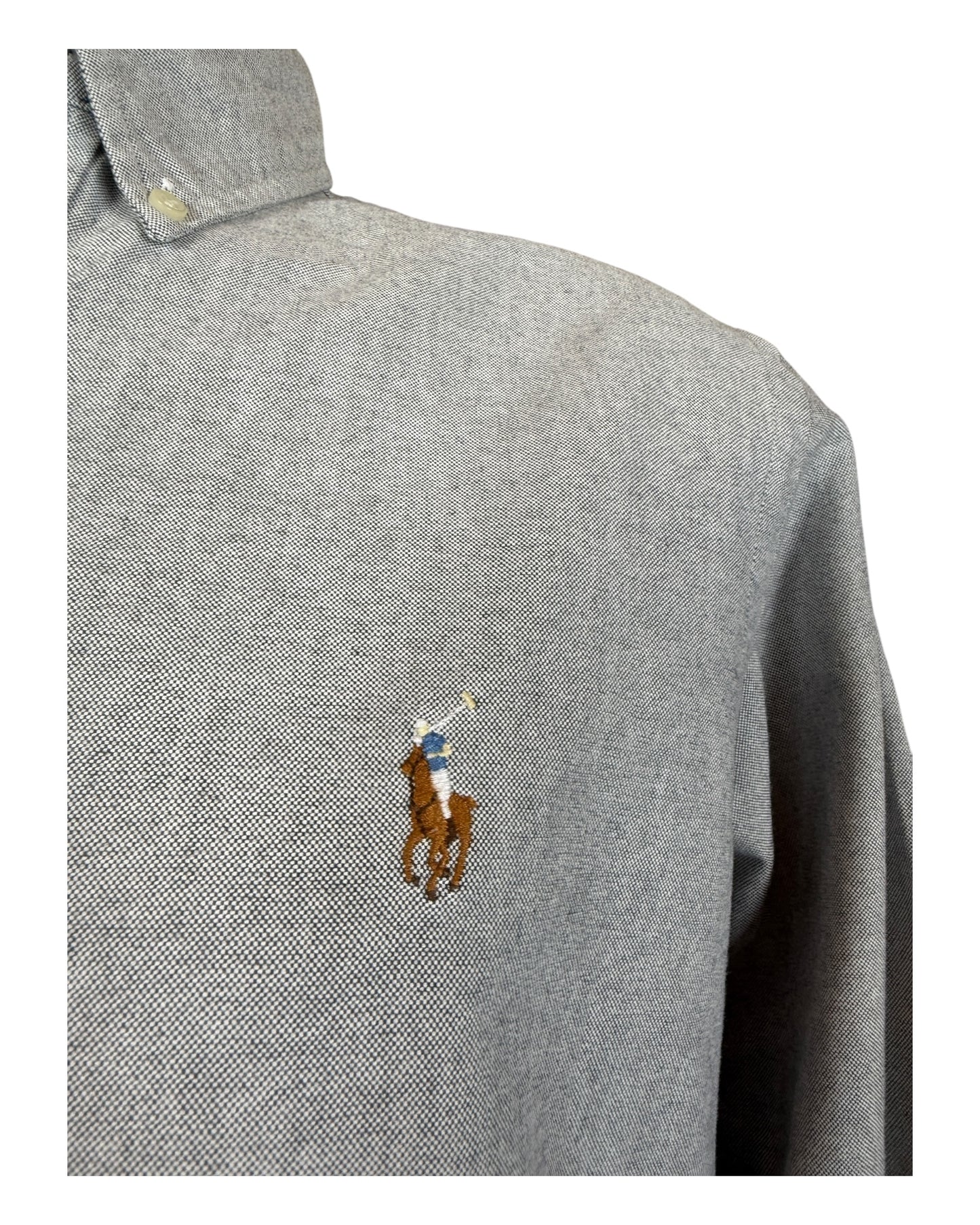 Polo Ralph Lauren Oxfordhemd grau Größe M