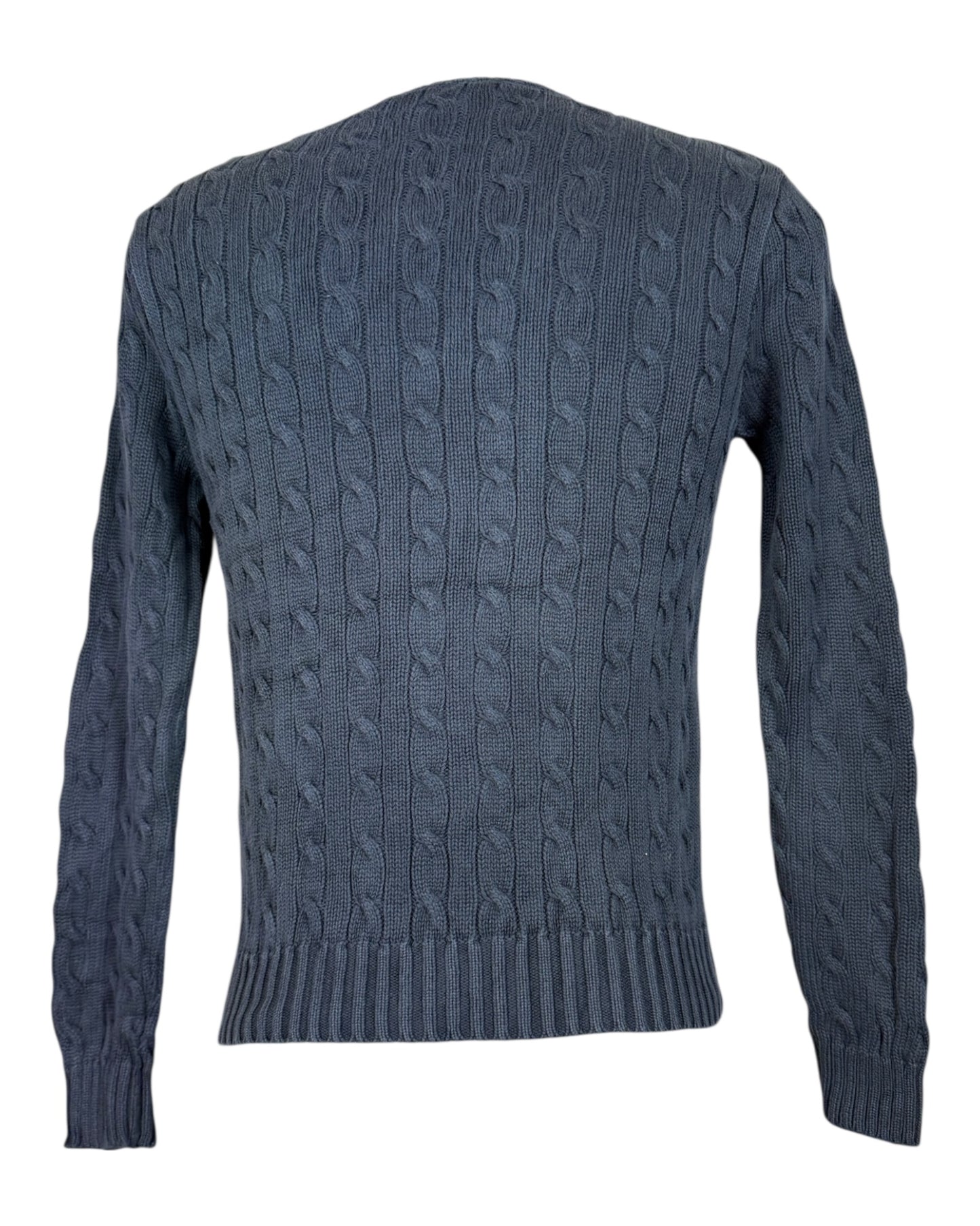 Polo Ralph Lauren Zopfmuster Pullover schwarz Größe L