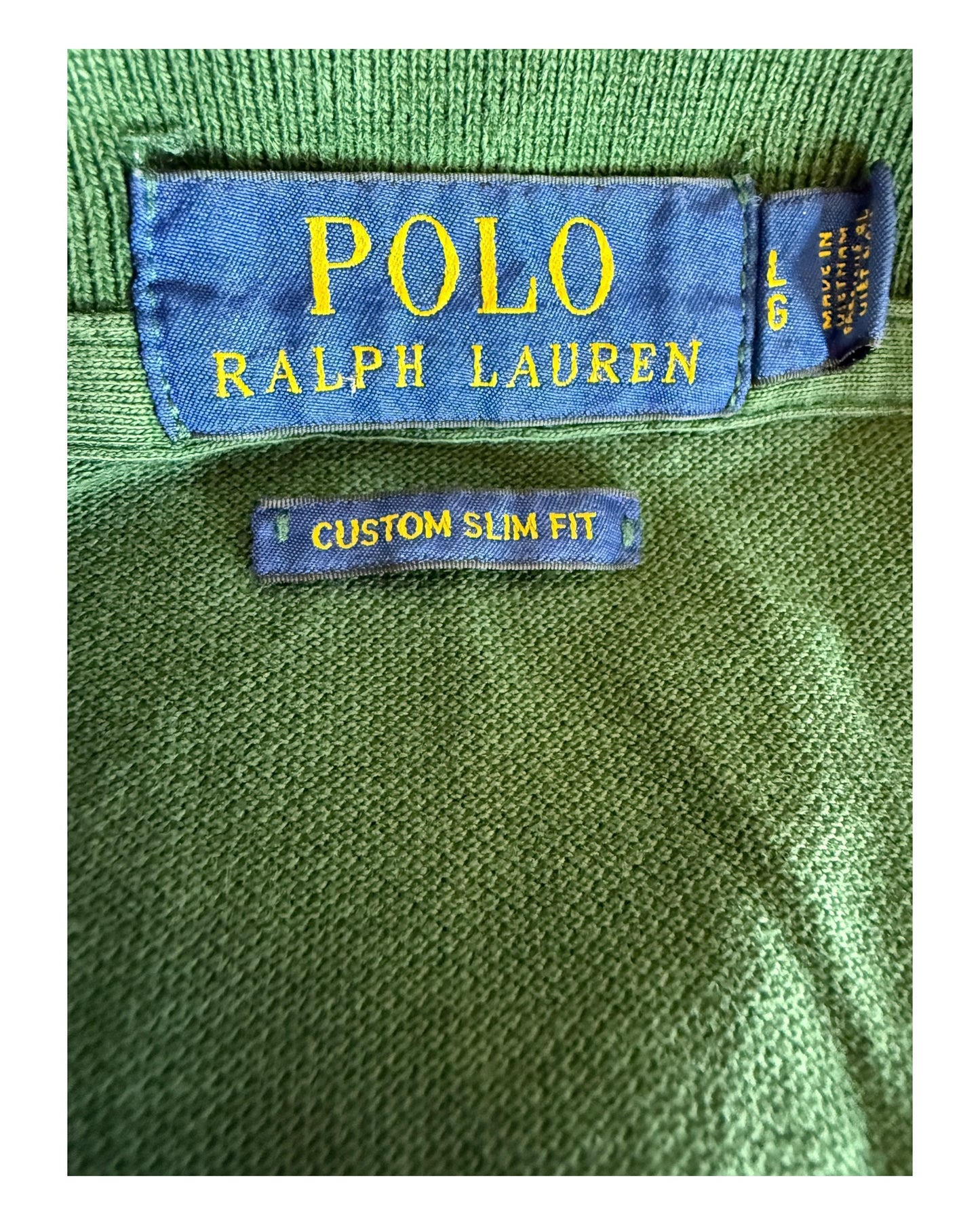 Polo Ralph Lauren Poloshirt grün Größe L