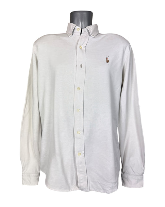 Polo Ralph Lauren Knit Oxfordhemd weiß Größe M