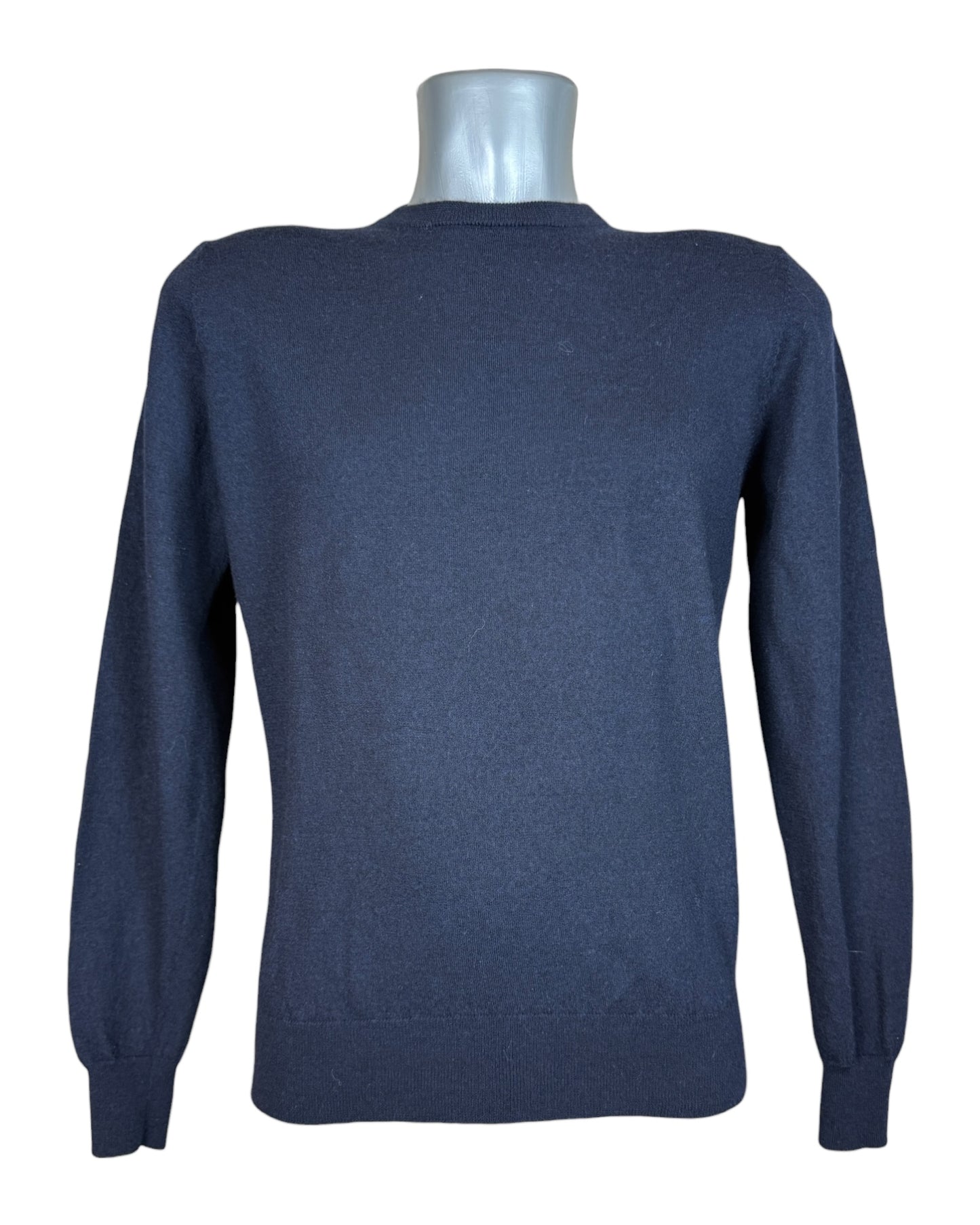 Suit Supply Pullover Merinowolle marineblau Größe M
