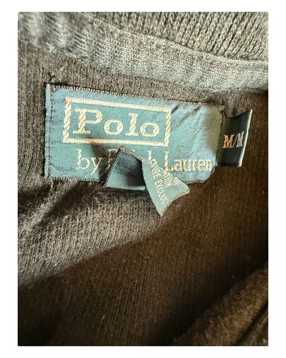 Polo Ralph Lauren Half Zip Pullover schwarz Größe M