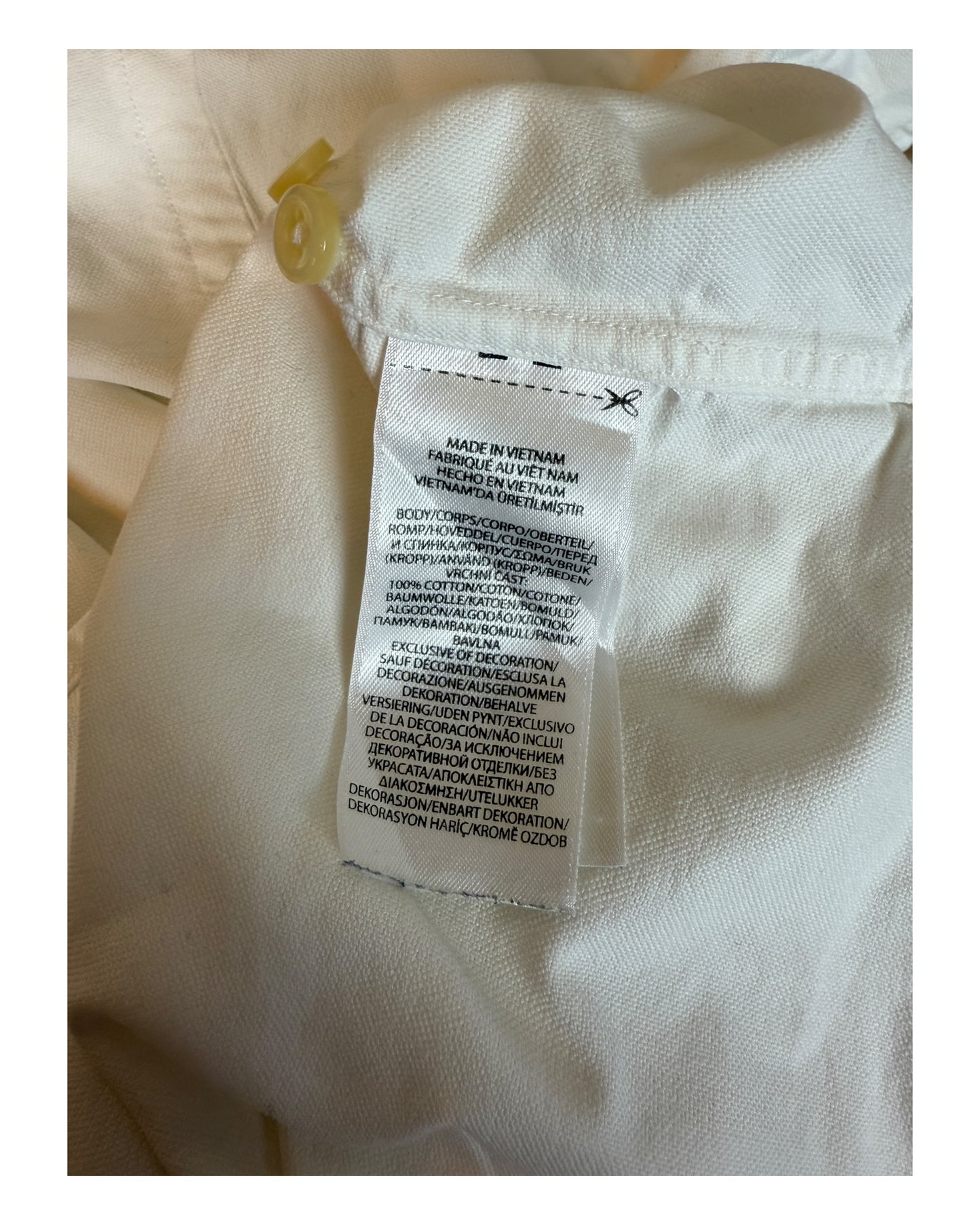 Polo Ralph Lauren Oxfordhemd weiß Größe L