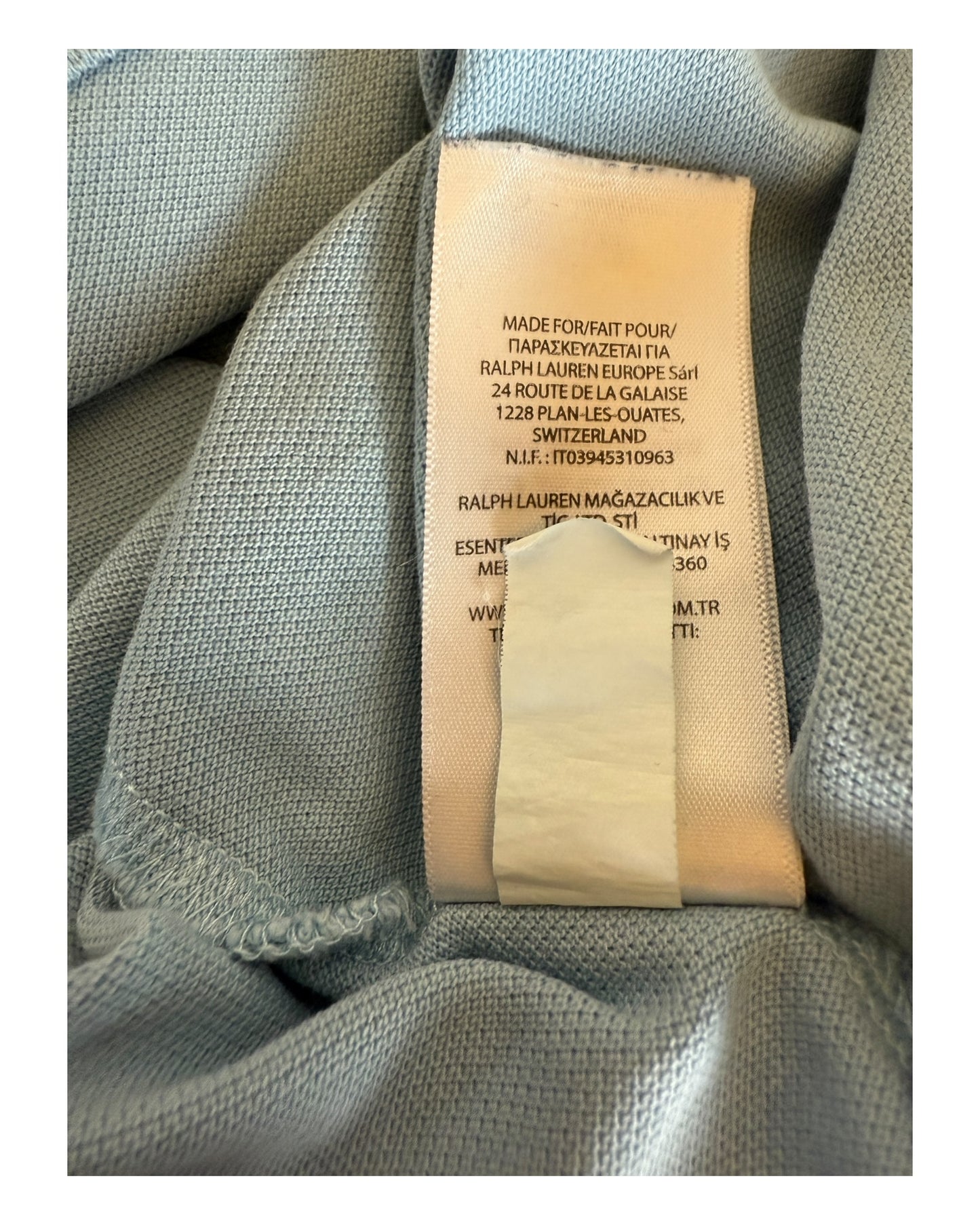 Polo Ralph Lauren Poloshirt hellblau Größe L