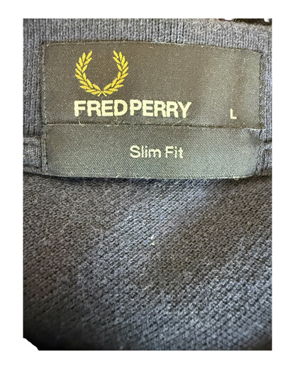 Fred Perry Poloshirt marineblau Größe L