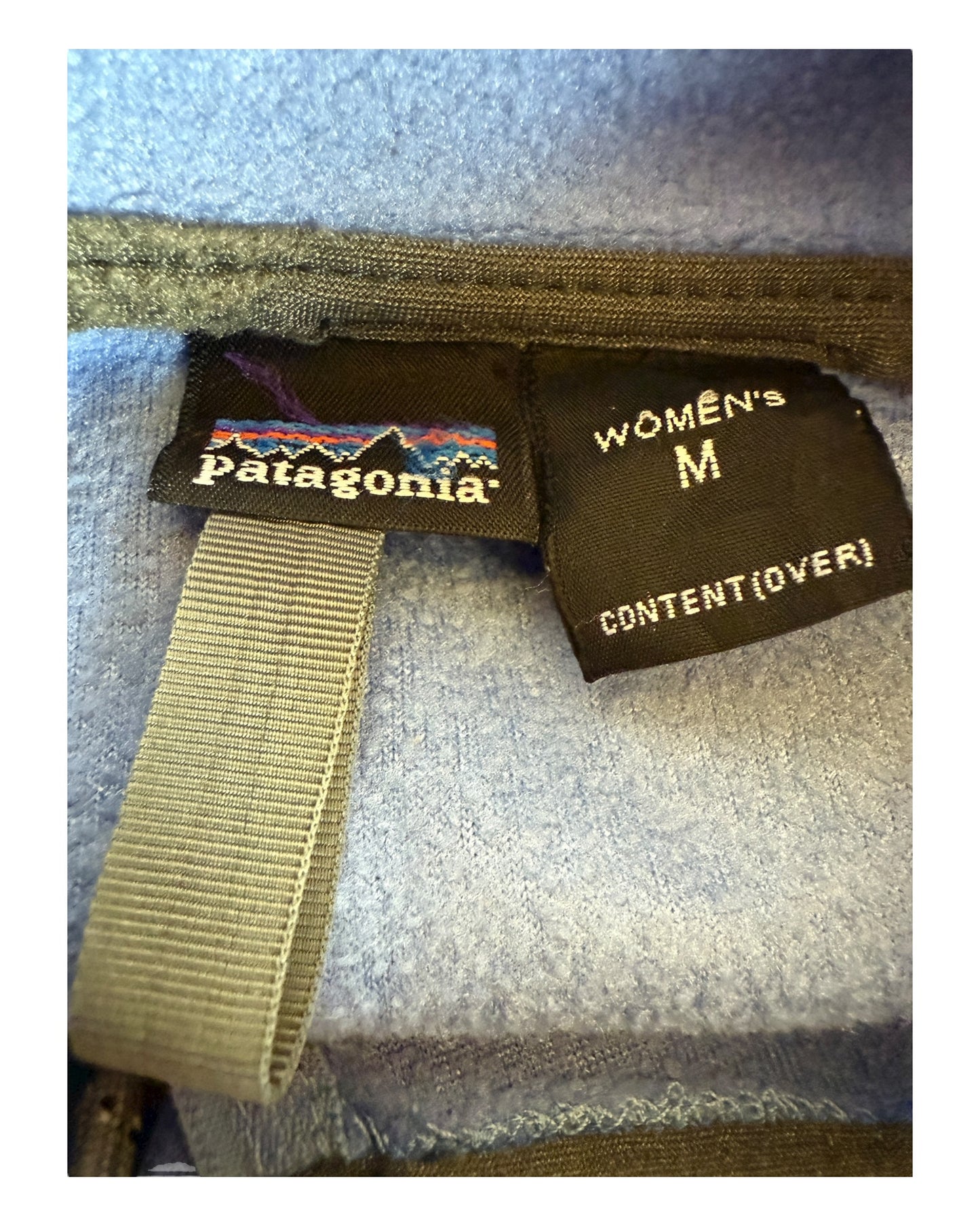 Patagonia Fleece Jacke hellblau Größe M