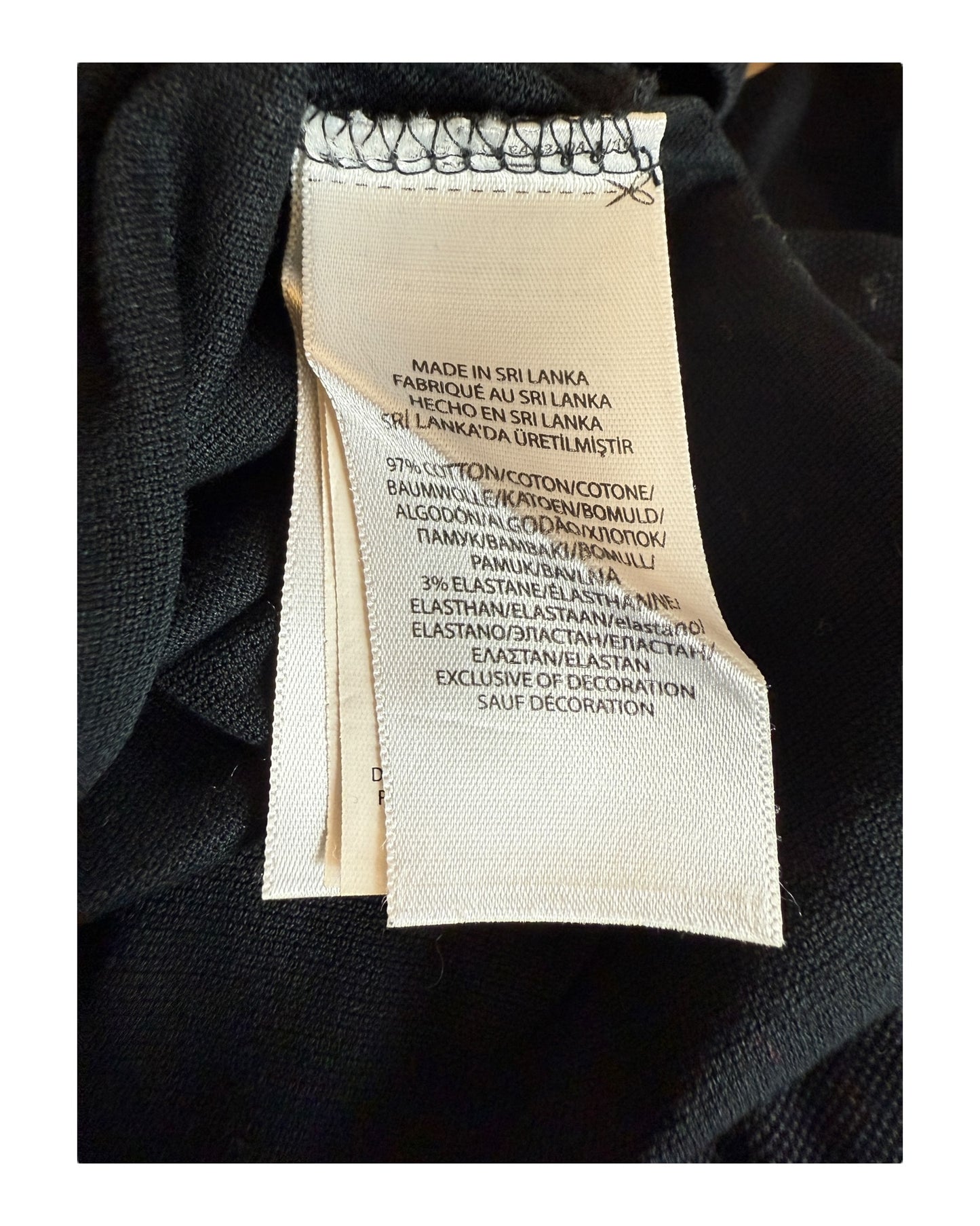 Polo Ralph Lauren langärmliges Poloshirt schwarz Größe M