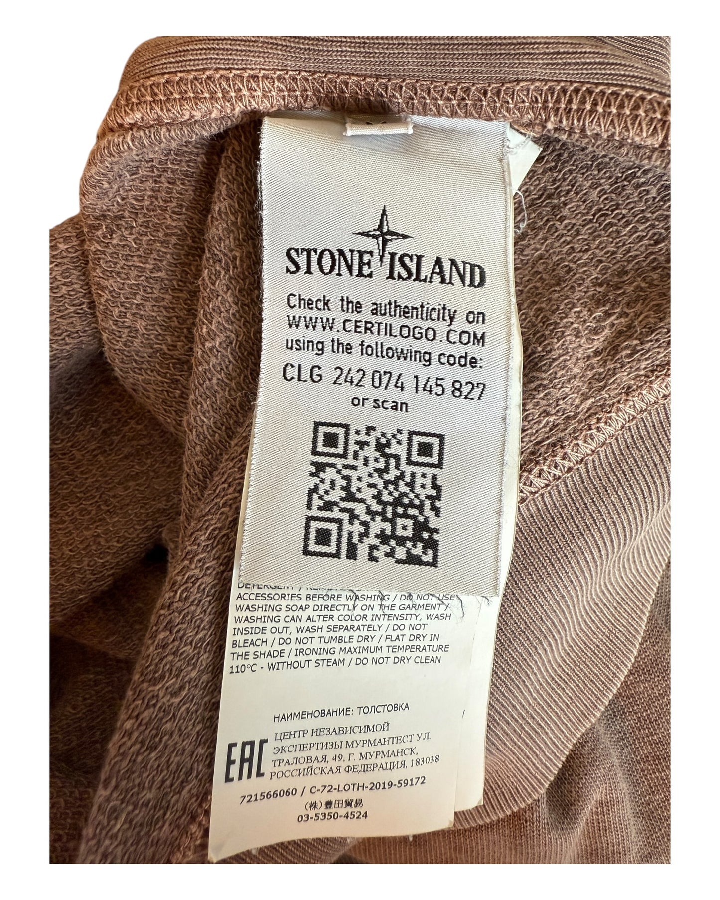 Stone Island Pullover braun Größe M