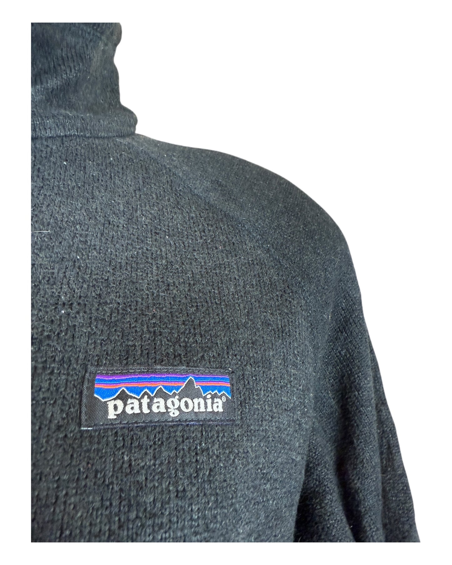 Patagonia Fleece Jacke schwarz Größe M