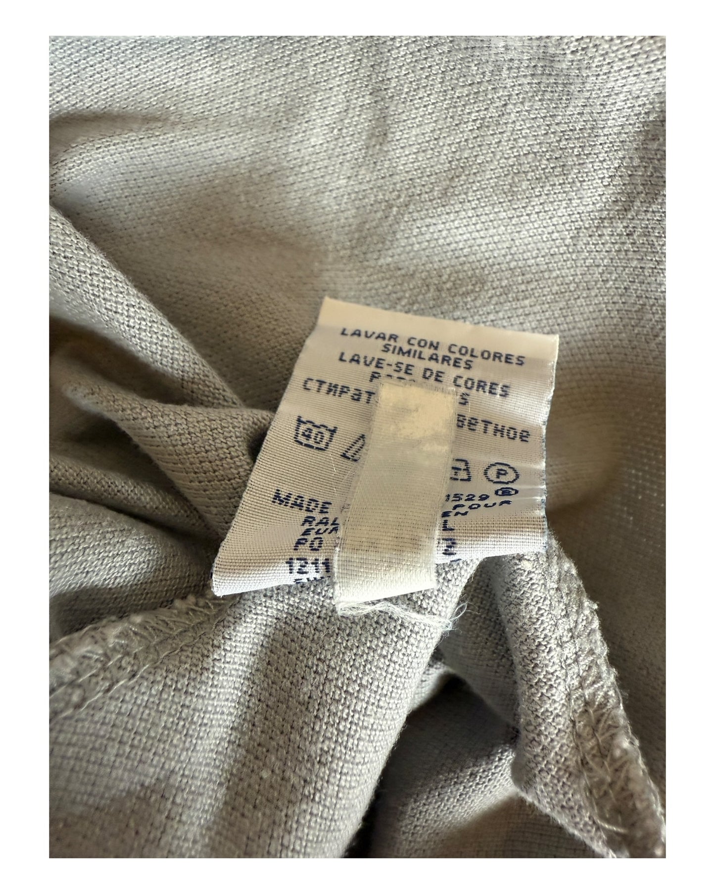 Polo Ralph Lauren Poloshirt grau Größe M