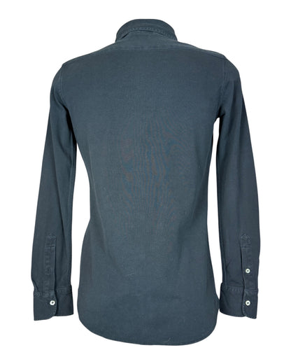 Polo Ralph Lauren Knit Oxford Bluse schwarz Größe M