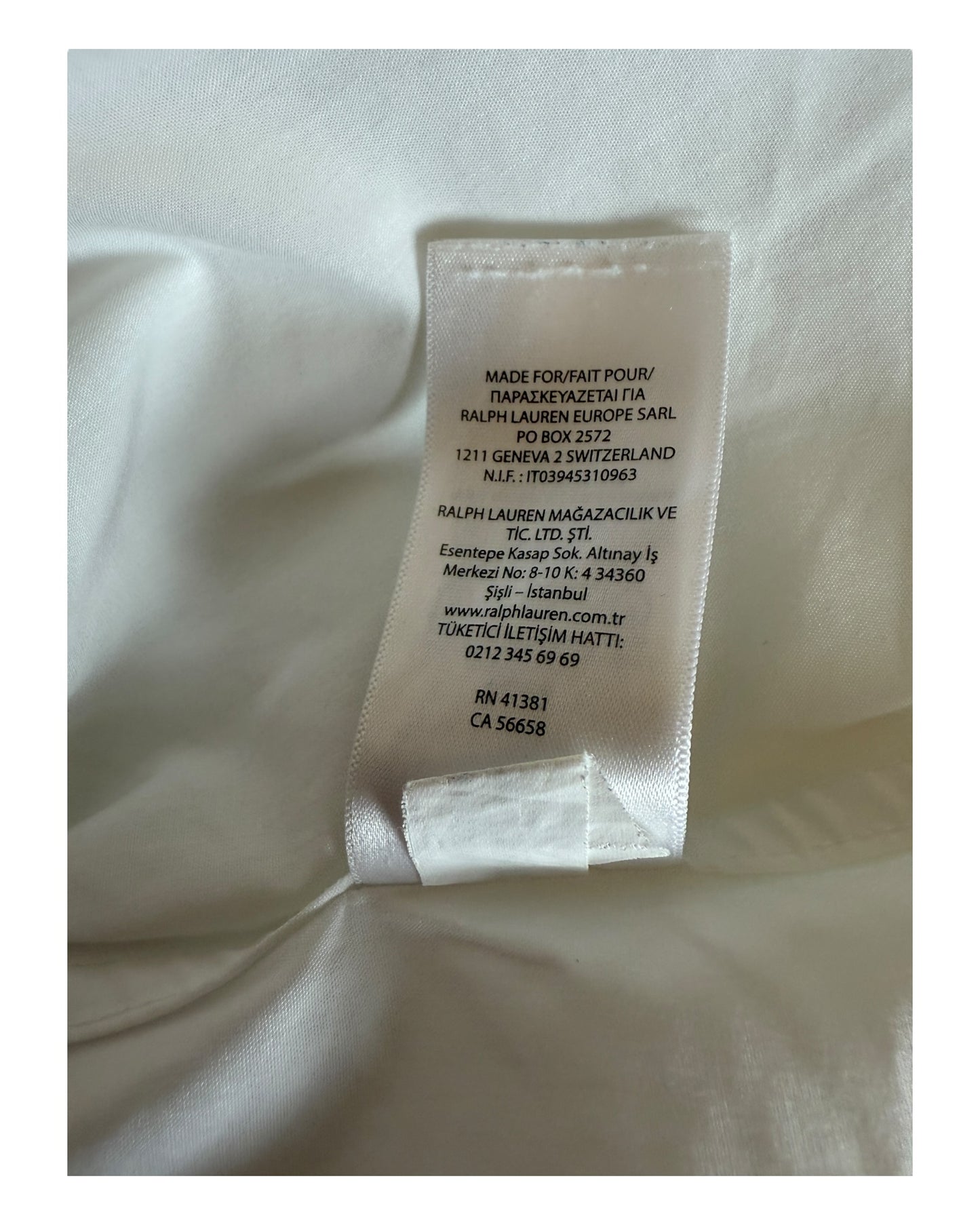 Polo Ralph Lauren Hemd weiß Größe L