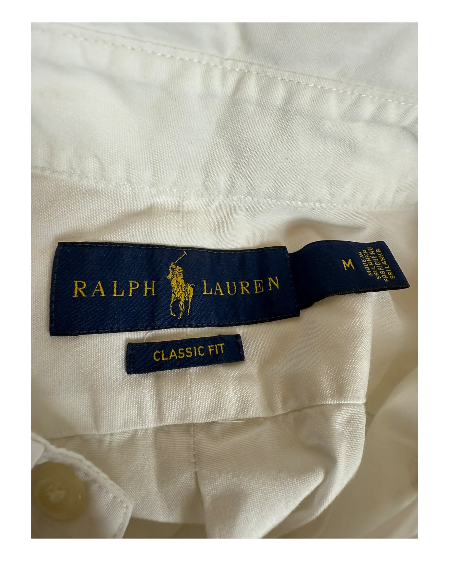Polo Ralph Lauren Hemd weiß Größe M