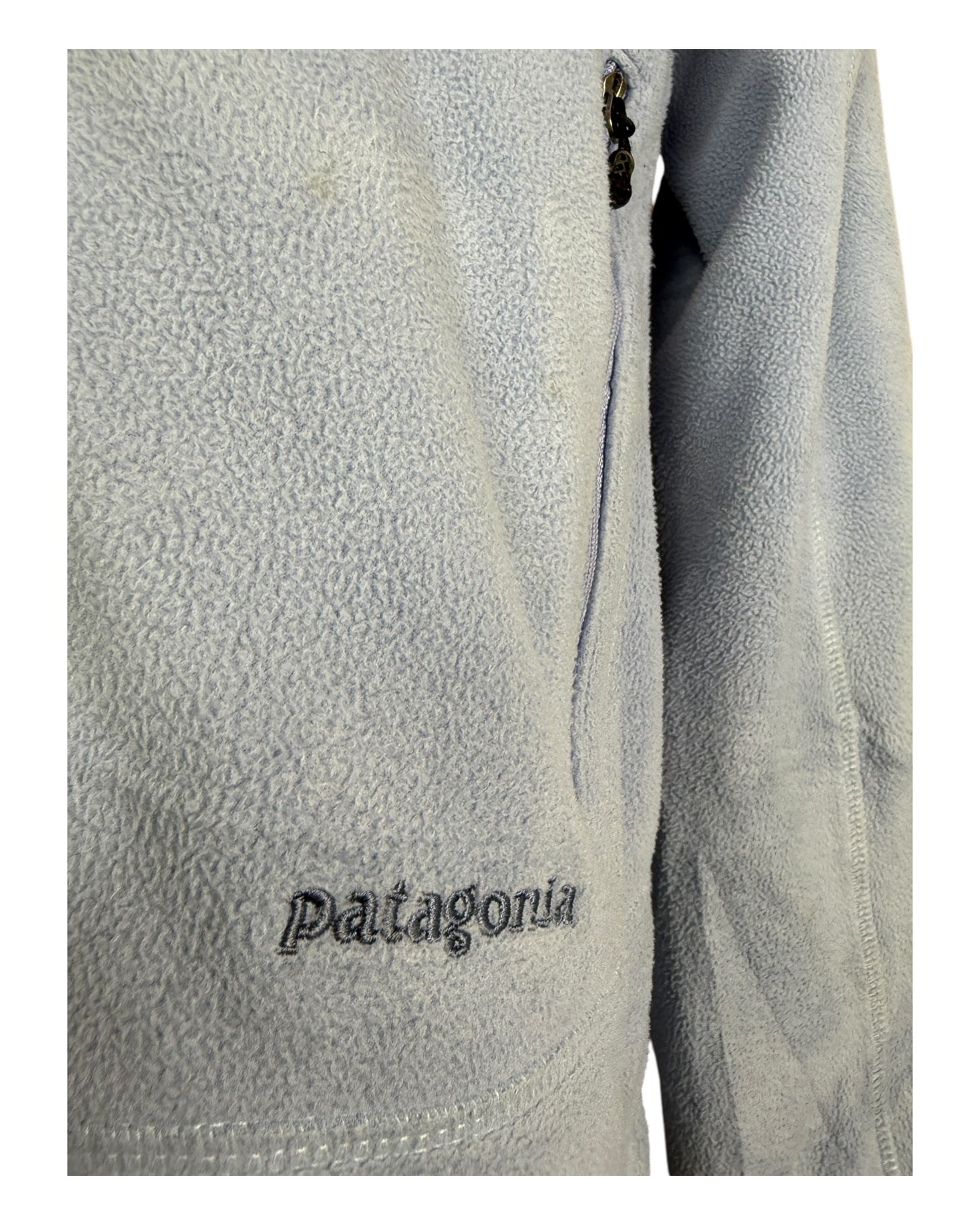 Patagonia Fleece Jacke hellblau Größe M