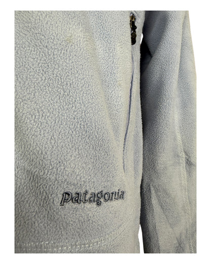 Patagonia Fleece Jacke hellblau Größe M