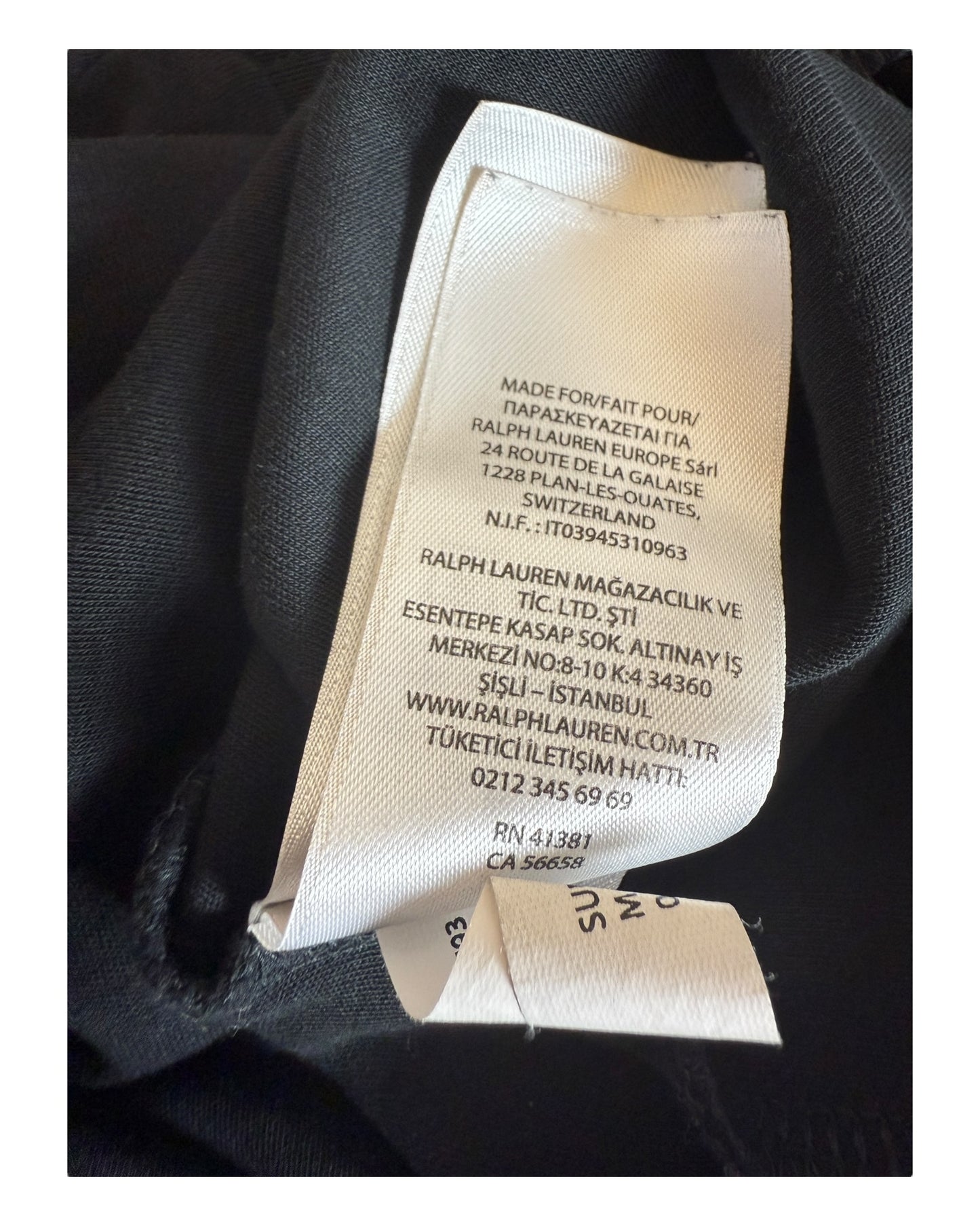 Polo Ralph Lauren Poloshirt schwarz Größe M