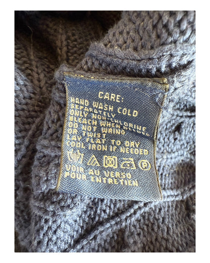 Polo Ralph Lauren Zopfmuster Pullover marineblau Größe M
