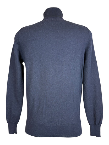 Suit Supply Rollkragenpullover Merinowolle marineblau Größe M