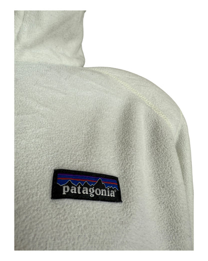 Patagonia Fleece Half Zip Pullover weiß creme Größe L