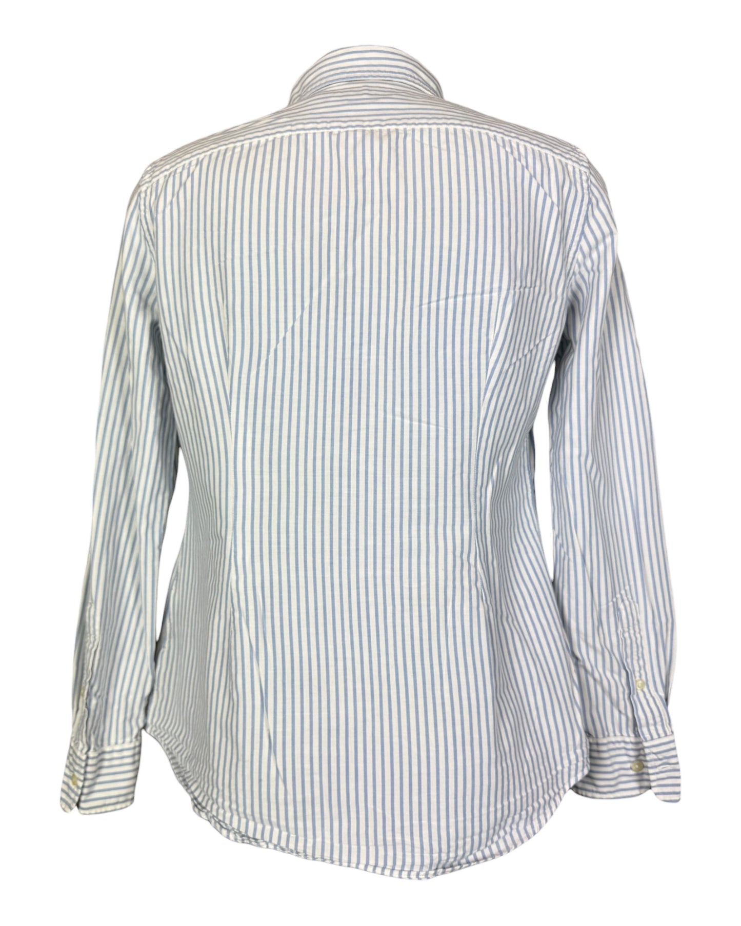 Polo Ralph Lauren Oxford Bluse hellblau weiß gestreift Größe M