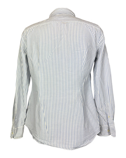 Polo Ralph Lauren Oxford Bluse hellblau weiß gestreift Größe M