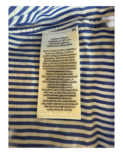 Polo Ralph Lauren Hemd blau weiß gestreift Größe M