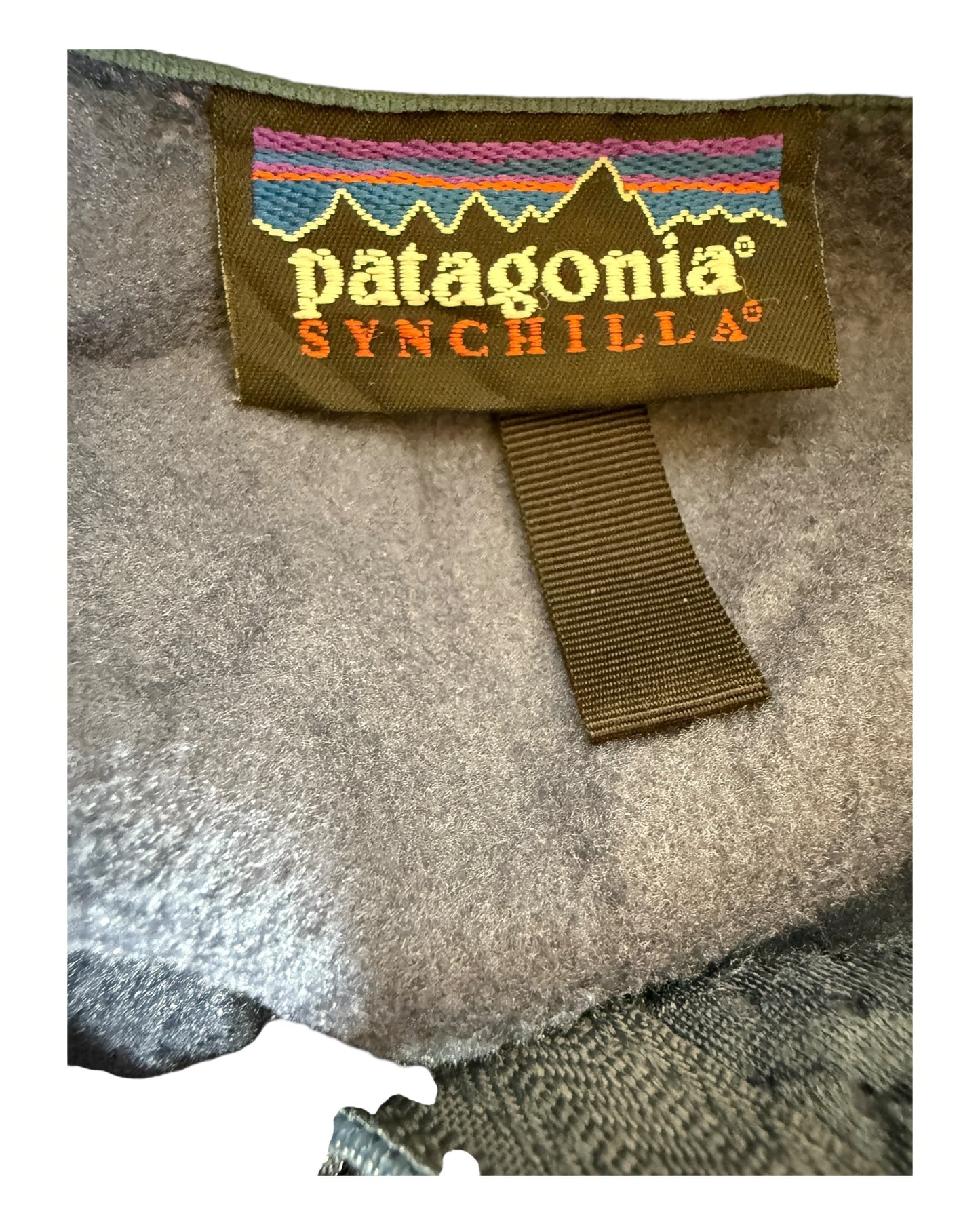 Patagonia Fleece Weste blau Größe M