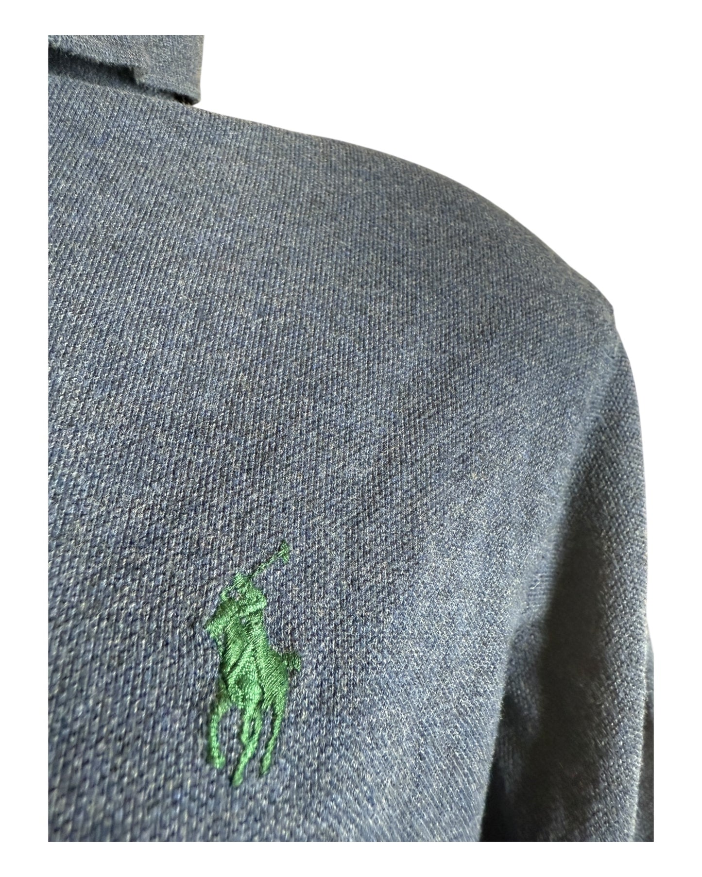 Polo Ralph Lauren langärmliges Poloshirt marineblau Größe M