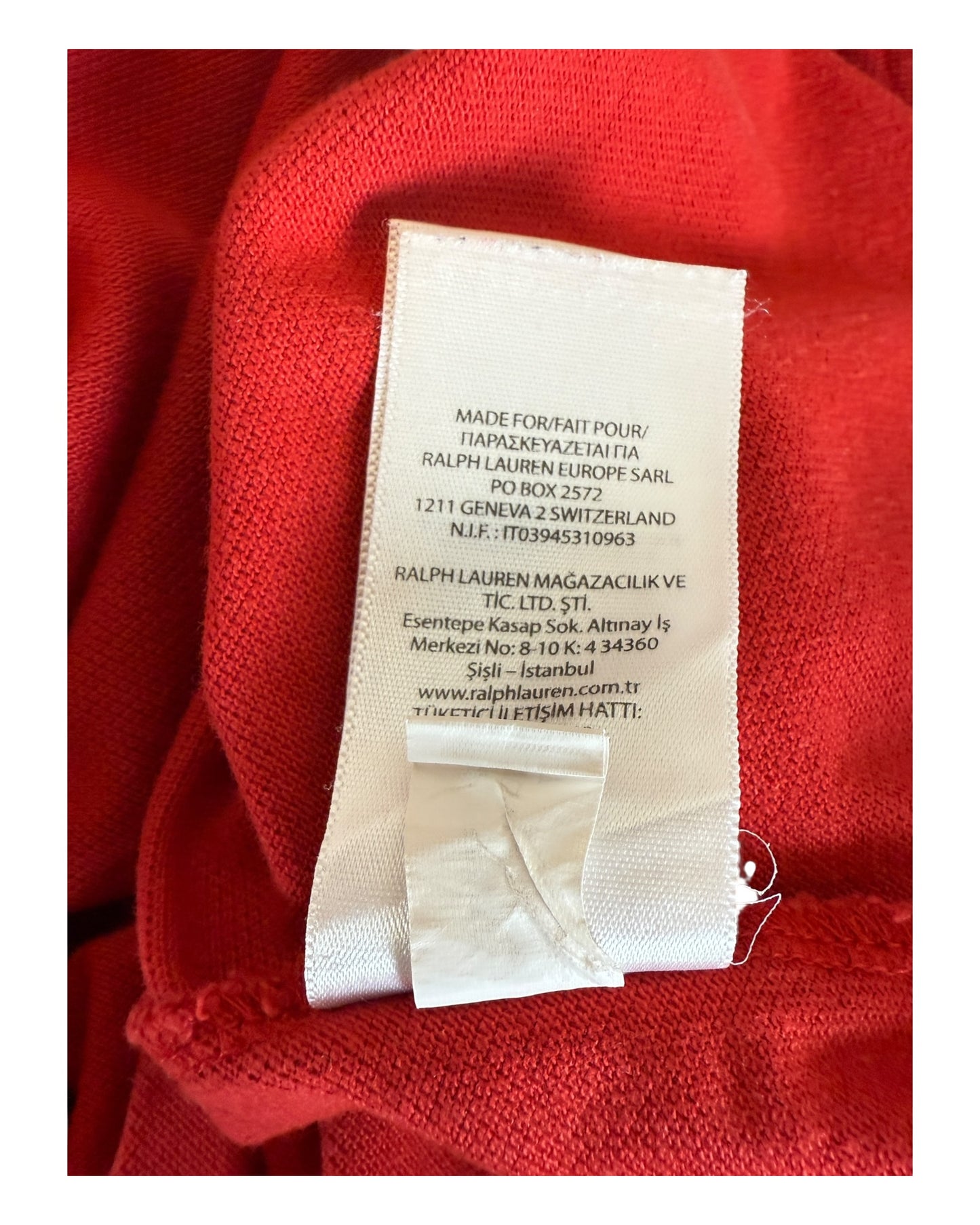 Polo Ralph Lauren Poloshirt rot Größe M