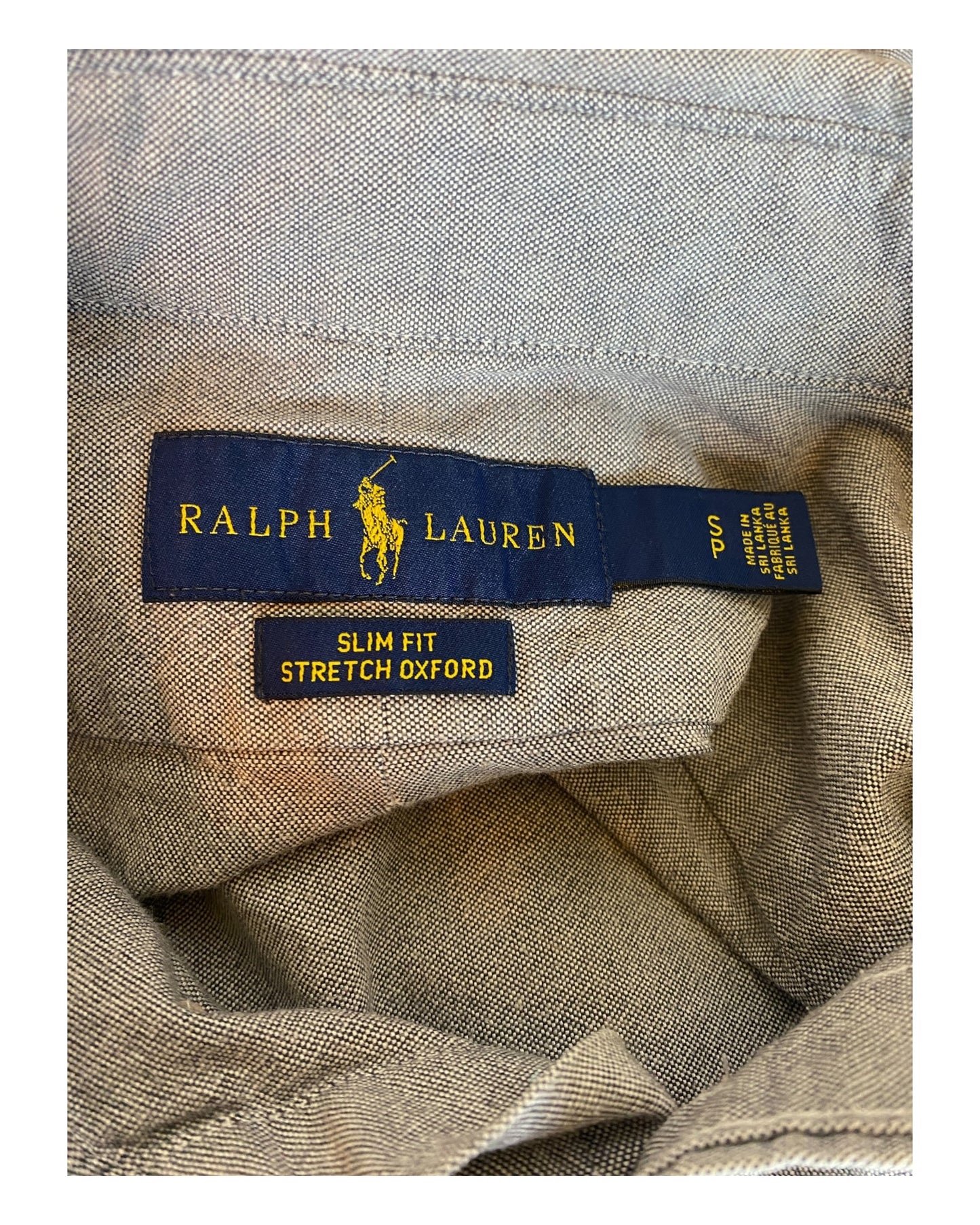 Polo Ralph Lauren Oxfordhemd grau Größe S