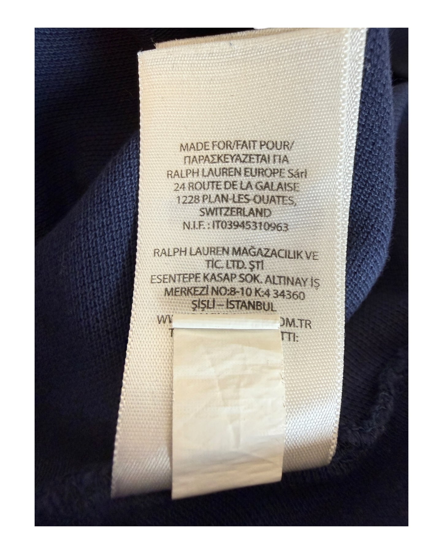 Polo Ralph Lauren Poloshirt marineblau Größe M
